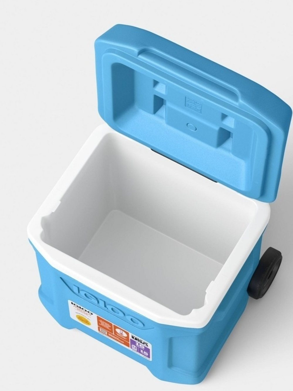 Portable Blue Rolling Cooler - Igloo 24 Cans
